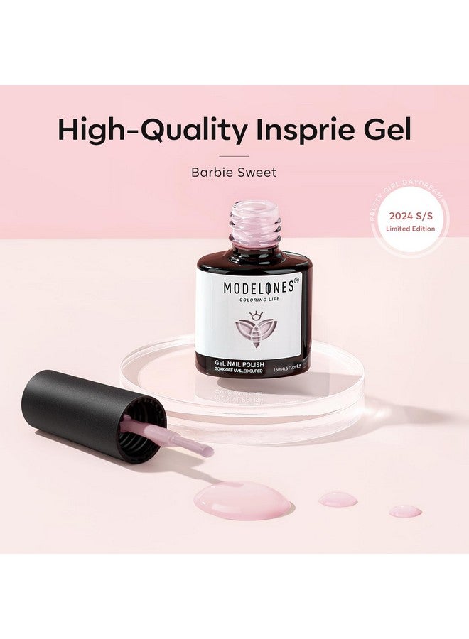 موديل ونز طلاء أظافر جل وردي 15 مللي جل أظافر وردي للأطفال نقع قبالة الأشعة فوق البنفسجية علاج جل طلاء الأظافر لفن الأظافر لتقوم بها بنفسك مانيكير في المنزل 0.5 أوقية جل هدية للنساء - Image 2