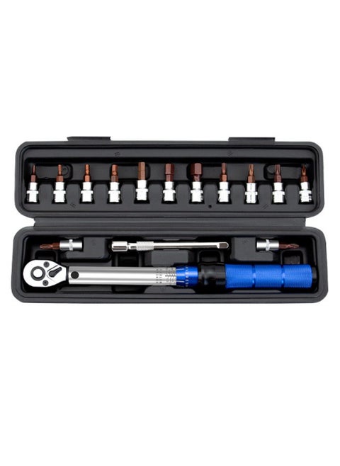 Quick-release Torque Wrench High Precise Torque Preset Wrenches 2-24N.m Torque Adjustable 1/4inch Ratchet Wrench Bike Car Bicycle Repairing Tool