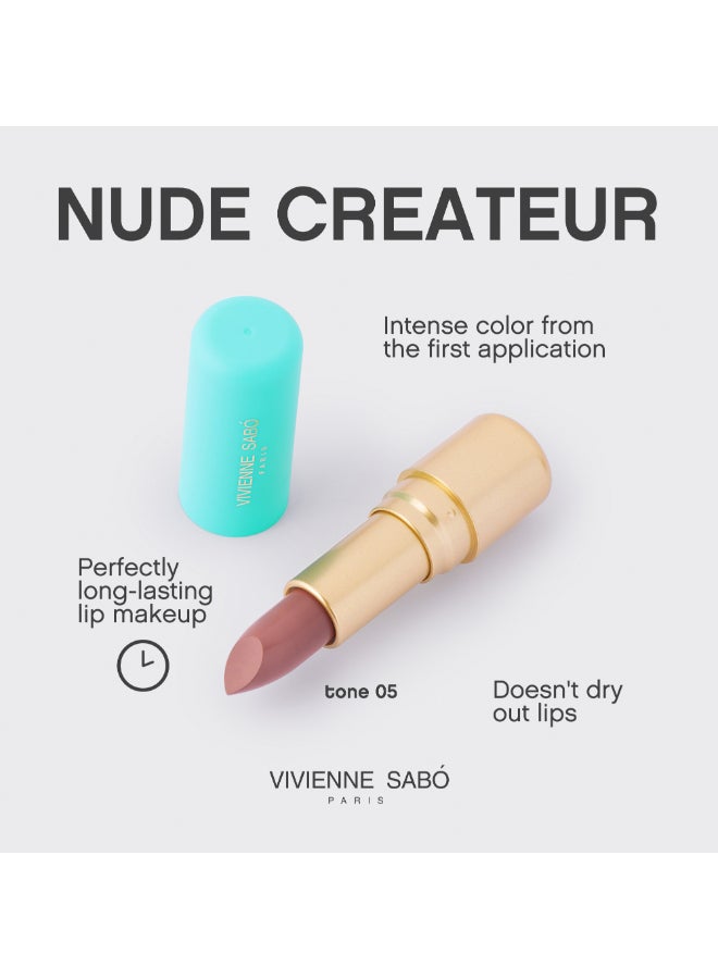Vivienne Sabo أحمر شفاه فيفيان سابو نود كريتر shade 05 - Image 2