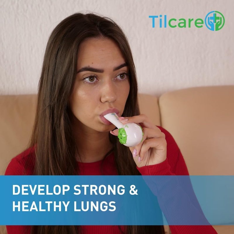 Tilcare Breathing Trainer  Lung Trainer  Ideal Breathing Exercise Device for Lungs Effective Breather Device  Lung Exerciser Device Best Breathing Device  Lung Strengthener Tilcare Respiratory Trainer - Image 2