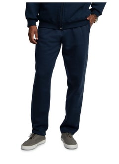 FRUIT OF THE LOOM Men'S Eversoft Fleece Sweatpants With Pockets, Moisture Wicking & Breathable, Sizes S4X, Open Bottomnavy, Medium, Blue Cove  - Image 1
