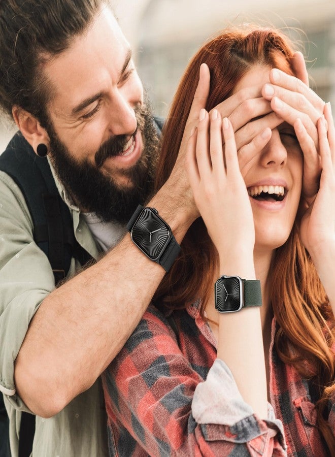 CCnutri 4 Pack Stretchy Nylon Solo Loop Bands Compatible with Apple Watch Band 38mm 40mm 41mm 42mm 44mm 45mm 46mm 49mm, Sport Elastic Wristband Women Men Strap for iWatch Series 11 10 9 8 7 6 5 4 3 SE Ultra - Image 3