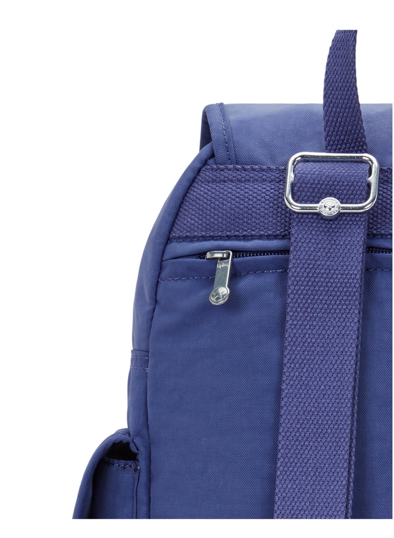 kipling City Pack Small Backpack Ocean Blue - Image 2