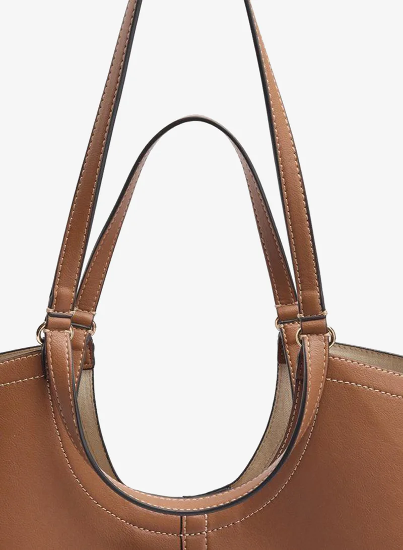 Parfois Shopper Bag With Topstitching L