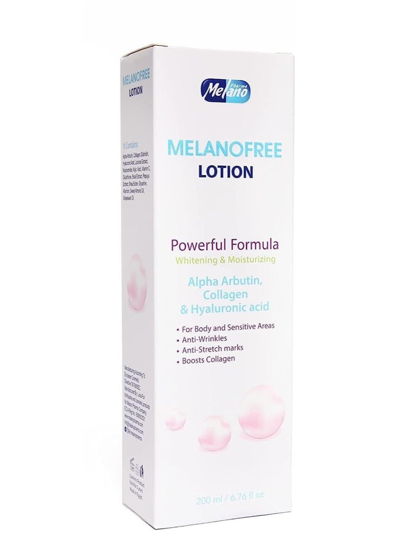 Melano Pharma Melanofree Lotion For Lightening 200ml And Melanofree Soap 100 gram  - Image 4