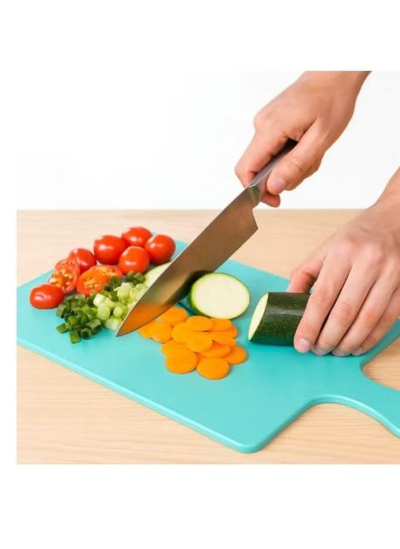 Multi-purpose plastic cutting board with a comfortable handle - available in several colors - 686