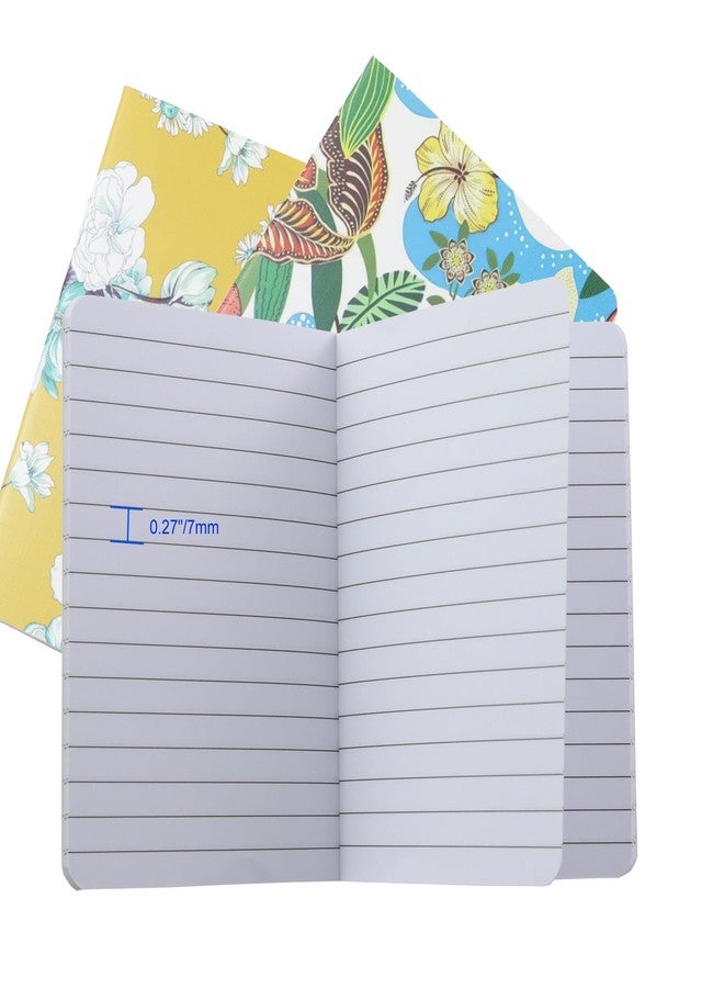 Aacehlh 24pcs Mini Notebooks,3.5" x 5" Pocket Notepads,Small Journal for School Office Home Travel Gift Supplies(Flower) - Image 4