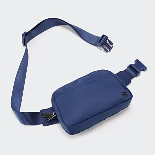 Pander Everywhere Belt Bag for Women, 5 Zipper Pockets Nylon Crossbody Fanny Pack Purse (Blue Perennial) - Image 2