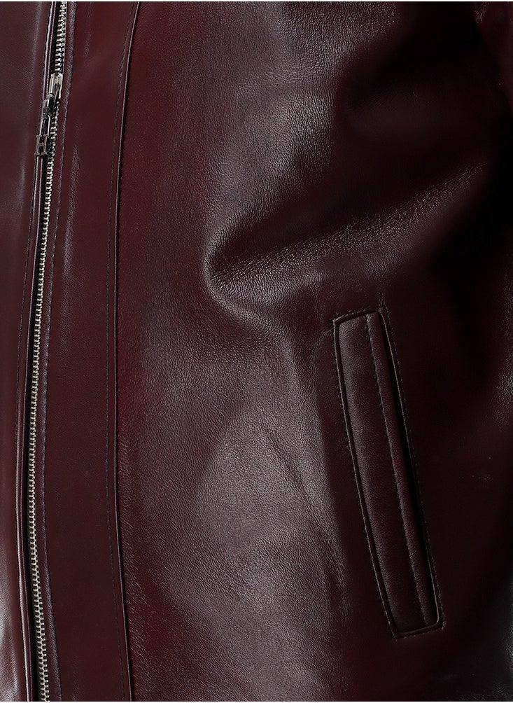 Generic - Genuine Leather Fashion Winter Jacket - Image 1