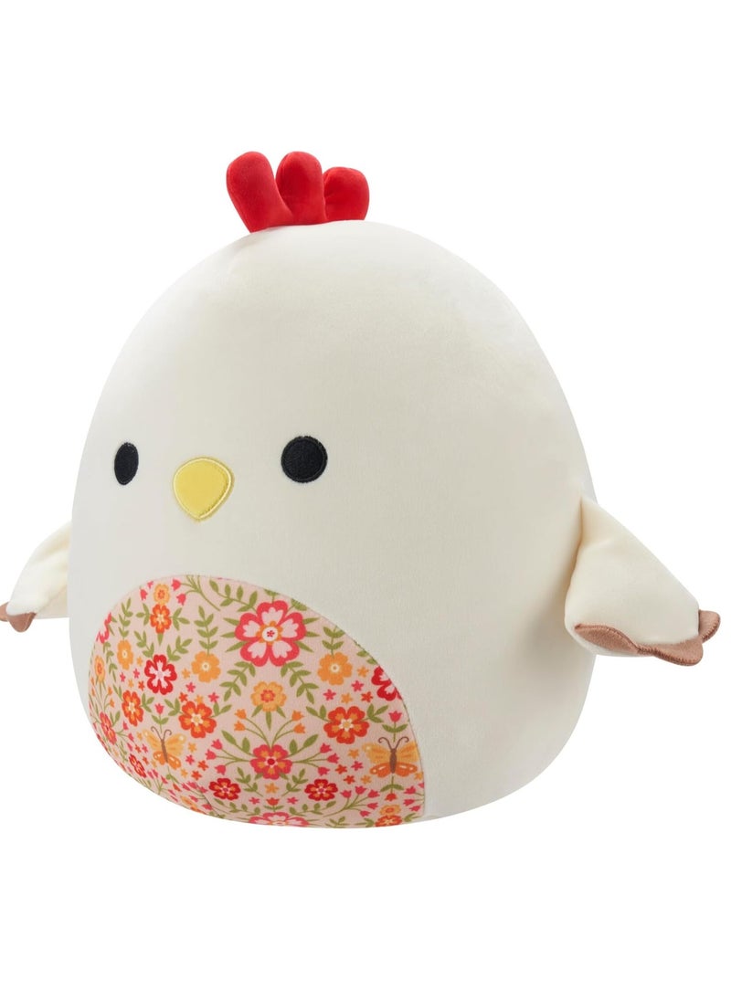 Squishmallows - 12 inch Medium Plush Todd Beigh Rooster Officially Licensed Kellytoy Plush Toy Colorful Soft Gift | For Kids Girls & Boys | Washable Squishy Stuff Toy | All Age - Image 1
