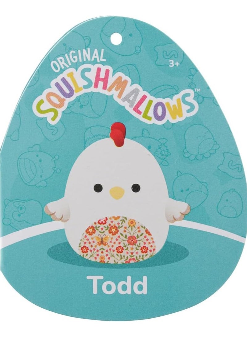 Squishmallows - 12 inch Medium Plush Todd Beigh Rooster Officially Licensed Kellytoy Plush Toy Colorful Soft Gift | For Kids Girls & Boys | Washable Squishy Stuff Toy | All Age - Image 1