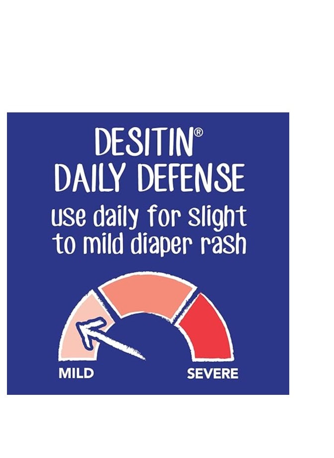 Desitin Desitin Daily Defense Baby Diaper Rash Cream with 13% Zinc Oxide, Barrier Cream to Treat, Relieve & Prevent Diaper Rash, Hypoallergenic, Dye-, Phthalate- & Paraben-Free, 16 oz  - Image 3