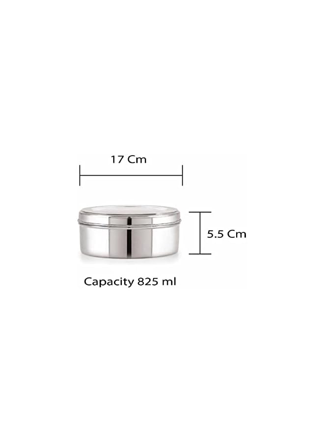 S-TOP SMSL010P Masala Dabba, Silver, Size 10, Stainless Steel - Image 3