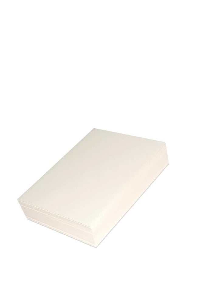 Terabyte 100-Piece A4 LAID Bond Papers Set Laid Bond Paper, 500 Sheets, 100 gsm, Cream Colour, A4 Size, Watermarke, Corona Cream Color - Image 3