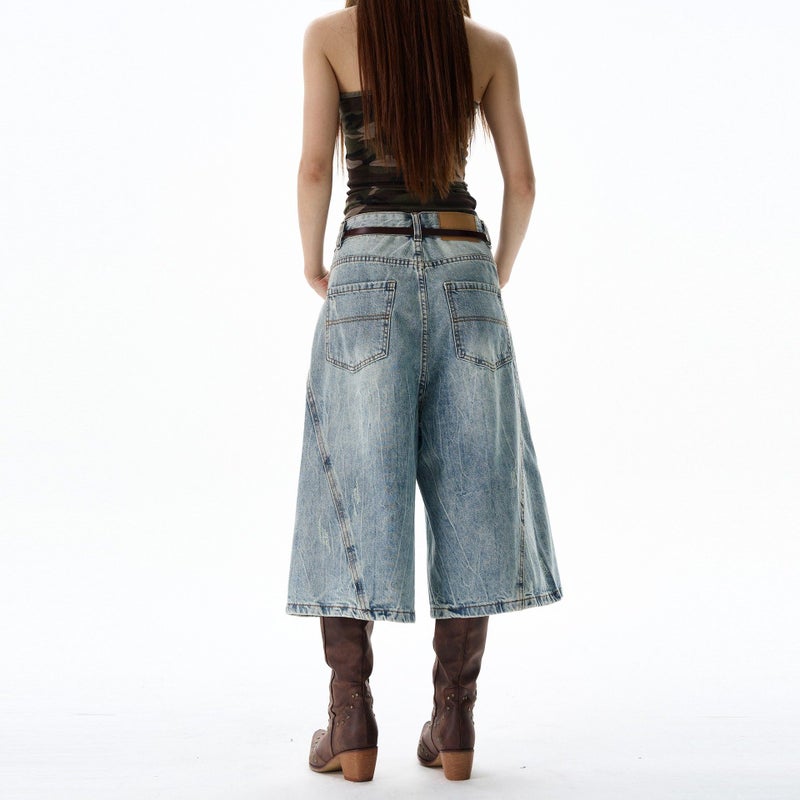 Vintage Classic European-American Design Daily Commute Jeans  Size_M - Image 3
