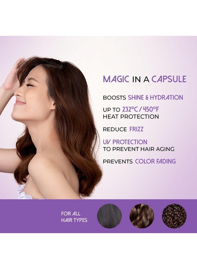 Ellips Hair Vitamin Nutri Color, 50 Capsules - Hair Heat Protectant Oil for Color-Treated Hair - Adds Shine and Smooth Split Ends - Image 3