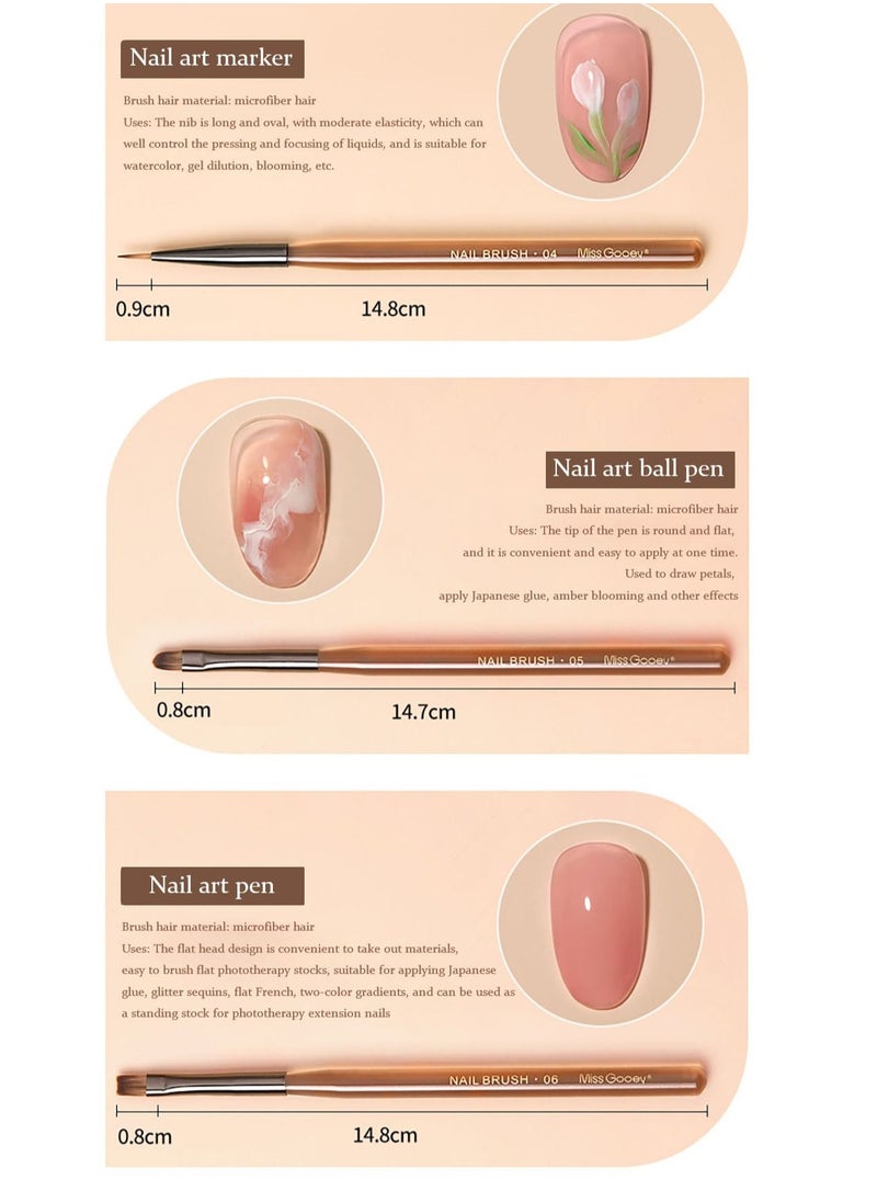 Miss Gooey 9 Piece nail phototherapy pen set  - Image 3