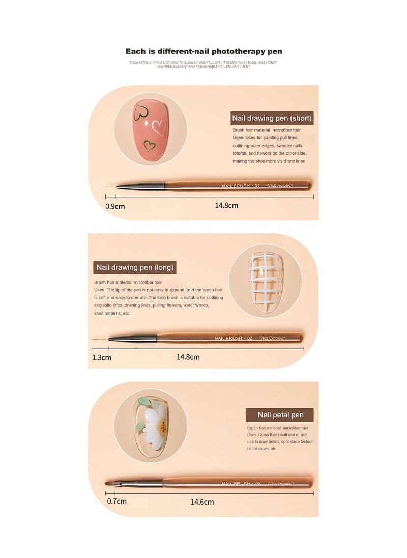 Miss Gooey 9 Piece nail phototherapy pen set  - Image 5
