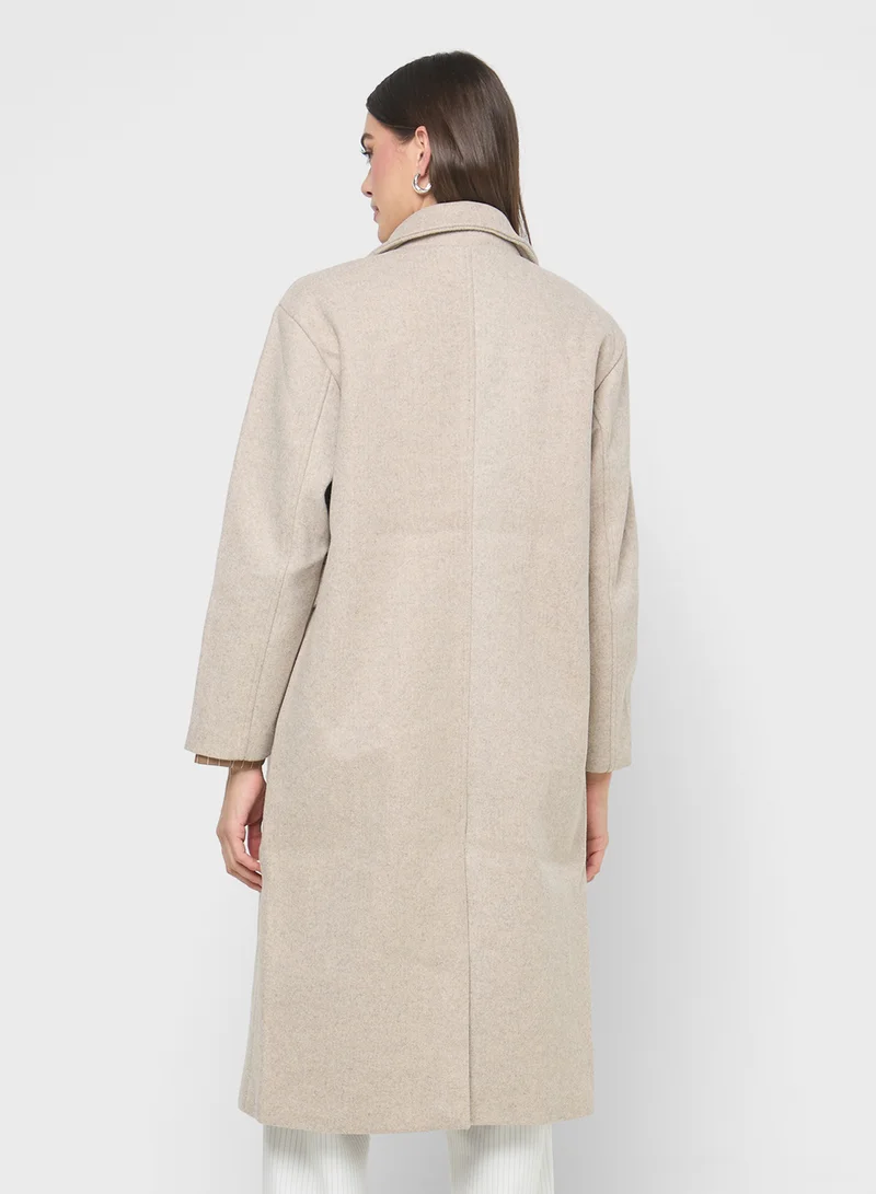 ايلا Double Breasted Over Coat