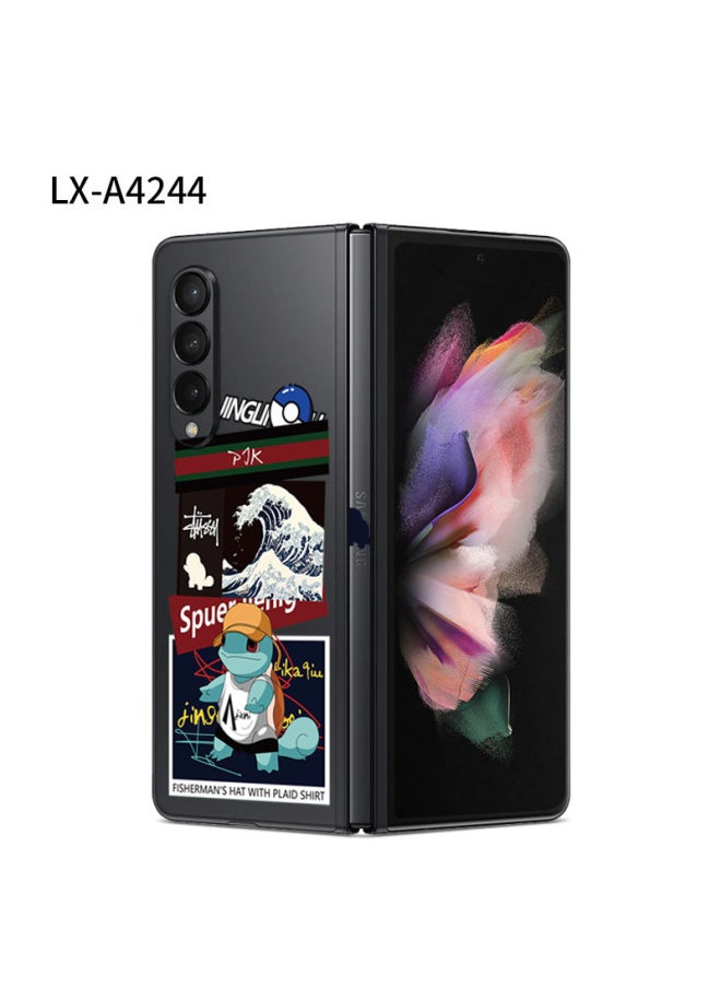 Generic For Samsung Fold3/4 All-inclusive Transparent Sticker Back Sticker W22 Sticker Personalized Color Sticker Folding Screen Fold2 Transparent-Color:LX-A4244-Dimensions:For Samsung Fold2 (color Through 3m)  - Image 1