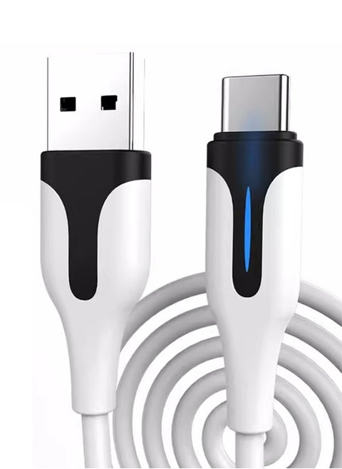 10FT PS5 Controller Charger Charging Cable with LED Indicator, Nylon Braided Fast Charging Data Sync USB Type C Cord for Xbox Series X/S Controller, PS5 Dualsense Controller