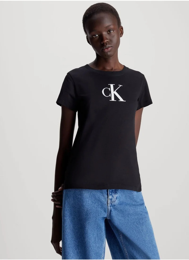 Calvin Klein Jeans Crew Neck Logo T-Shirt