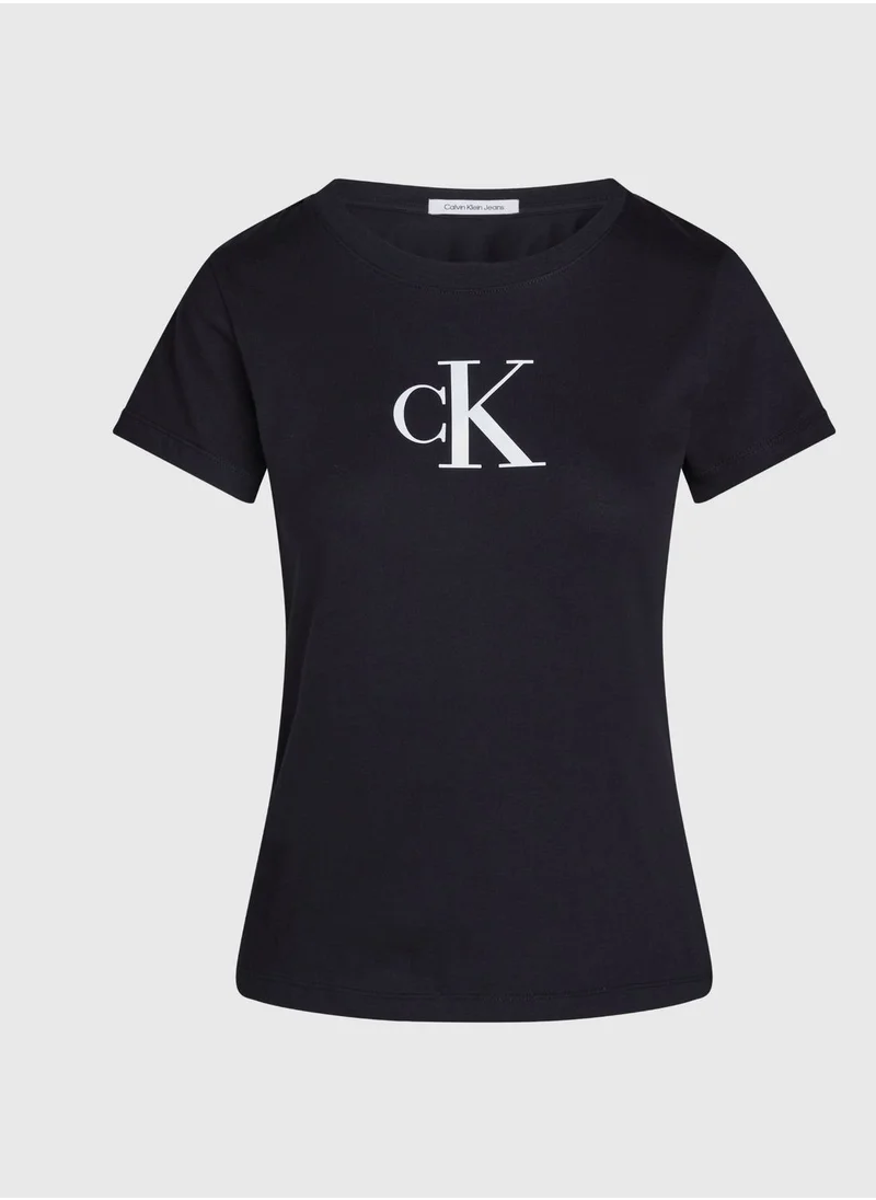Calvin Klein Jeans Crew Neck Logo T-Shirt