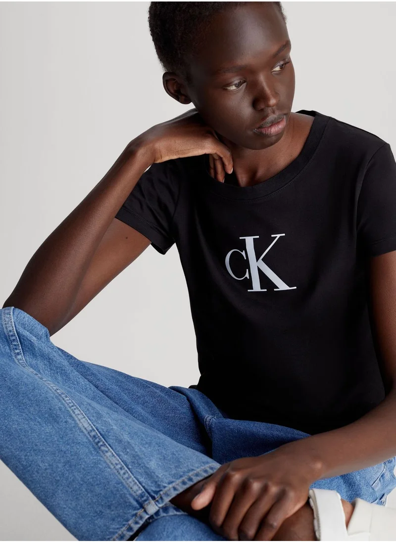 Calvin Klein Jeans Crew Neck Logo T-Shirt