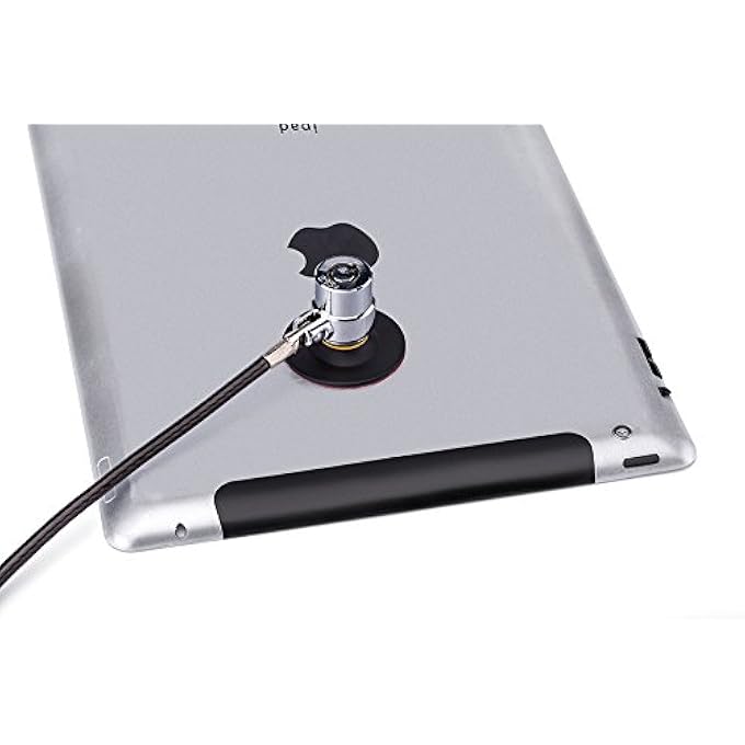 RUBAN SECURITY HARDWARE CABLE LOCK KIT - UNIVERSAL COMPATIBILITY FOR MONITORS, LAPTOPS,MACBOOKS, TABLETS,GALAXY TAB,IPAD, IPHONE, ANDROID, CELL PHONES - Image 2