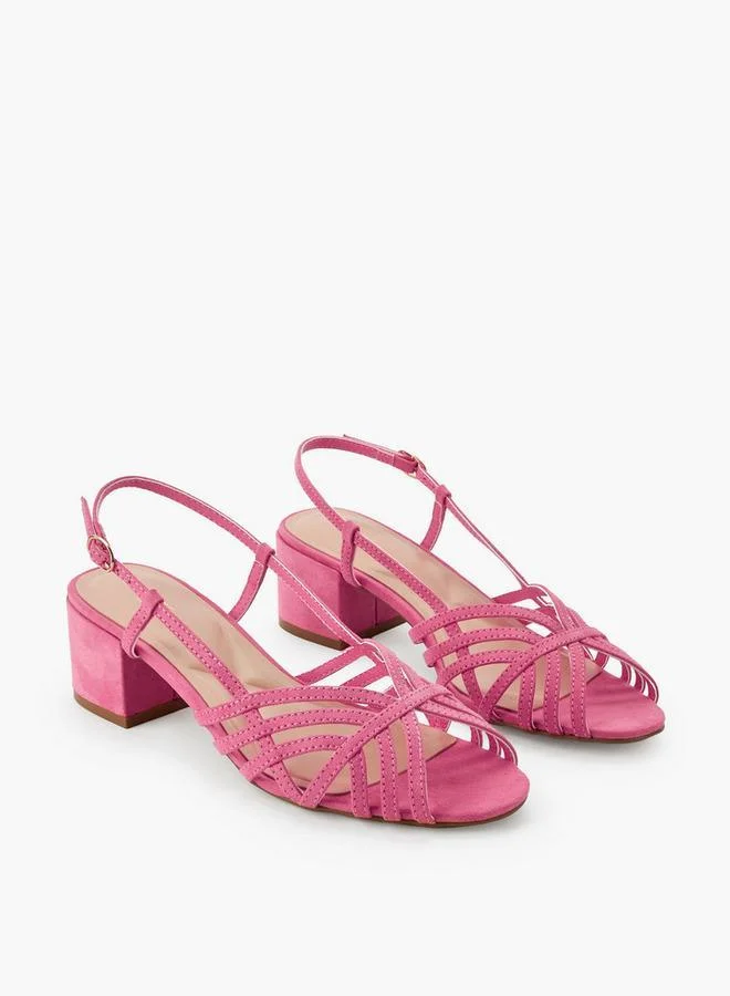 سيليست Women Block Heel Backstrap Sandals