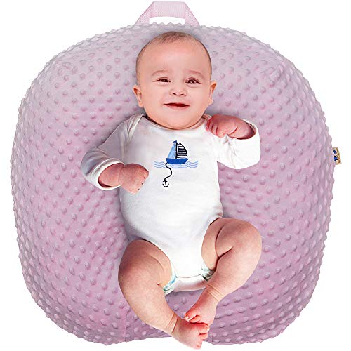 Strechy Newborn Lounger Cover Removable and Ultra Soft Sung Fitted Baby Lounger Slipcover by BlueSnail1 PackPink