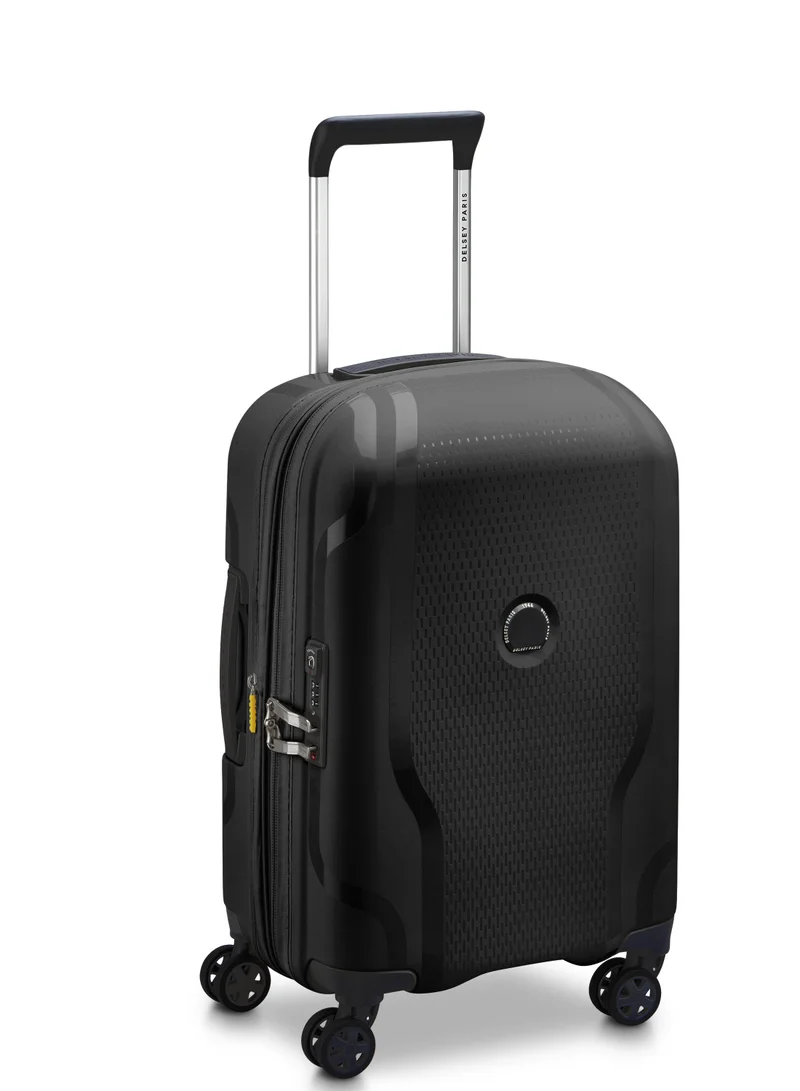 DELSEY Clavel Hardcase Expendable Double wheel trolley suitcase 3pcs set (L+M+S) 55/70/83cm black