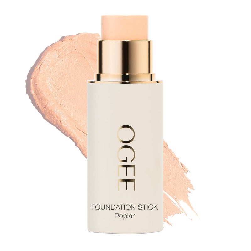 Ogee Sculpted Complexion Foundation Stick (Poplar 0.10C Fair, White-Pink Undertones) Full Coverage Foundation Makeup - Instantly Balance & Even Complexion - 70% Organic Ingredients - Image 1