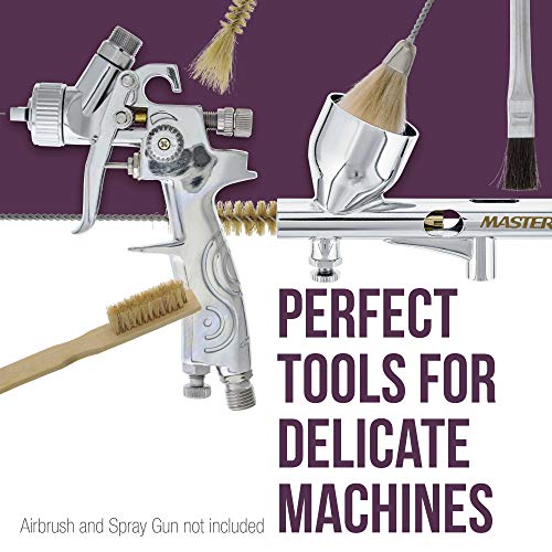 TCP Global 20 Piece Spray Gun Cleaning Kit; Complete Set for HVLP Gravity, Suction, Detail Paint Guns, Airbrush, Air Tools - Image 5