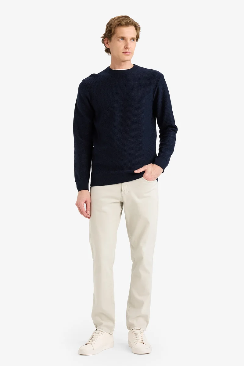 Defacto Standard Fit Crew Neck Knitwear Pullover