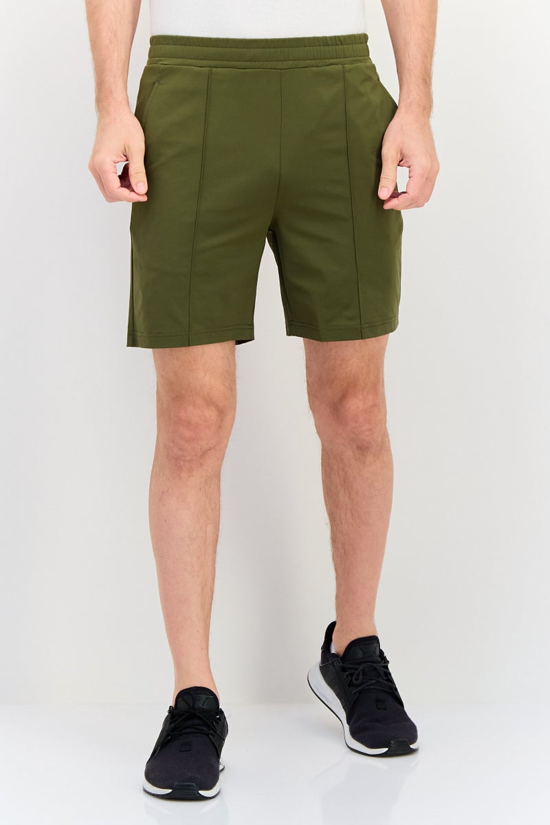 RBX Men Sportswear Fit Outdoor Shorts, Olive - Image 1