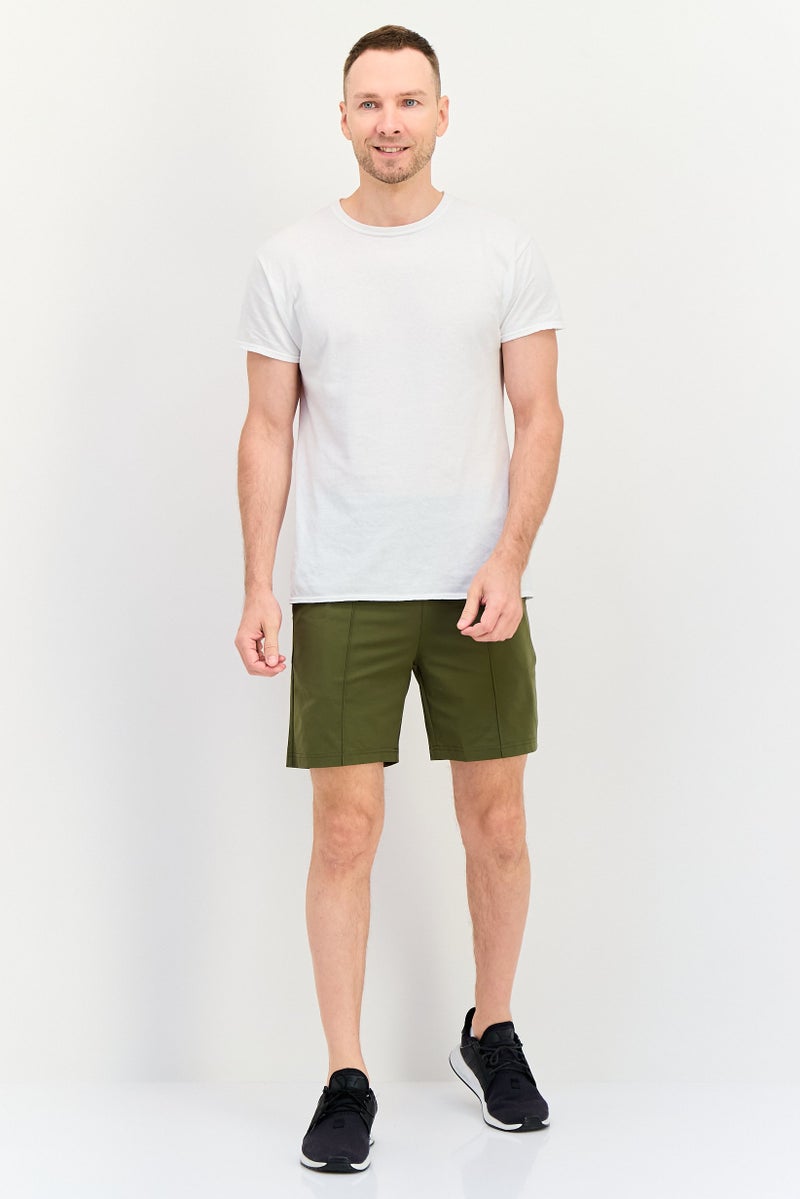 RBX Men Sportswear Fit Outdoor Shorts, Olive - Image 4