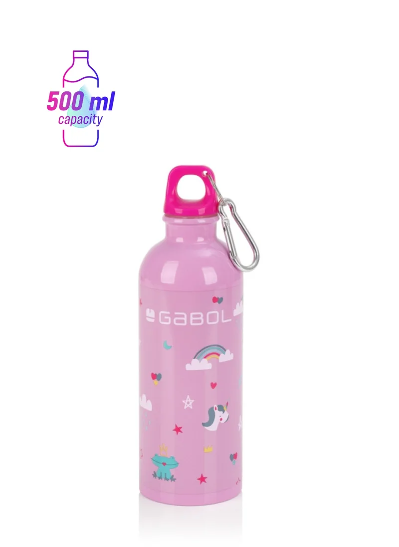 GABOL Gabol Kids Water Bottle for School, 500ml Kids water bottle stainless steel water bottle for kids, Double Wall Insulated Water Bottle