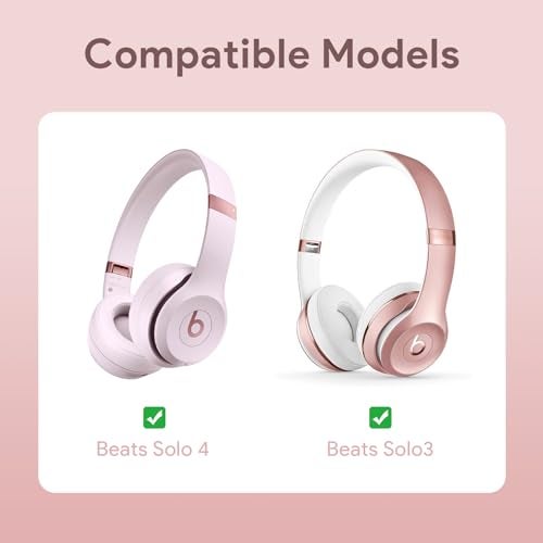 Yinke Case for Beats Solo3 Solo 4 OnEar Headphones Portable Travel Hard Shell Storage Bag Rose Gold - Image 3