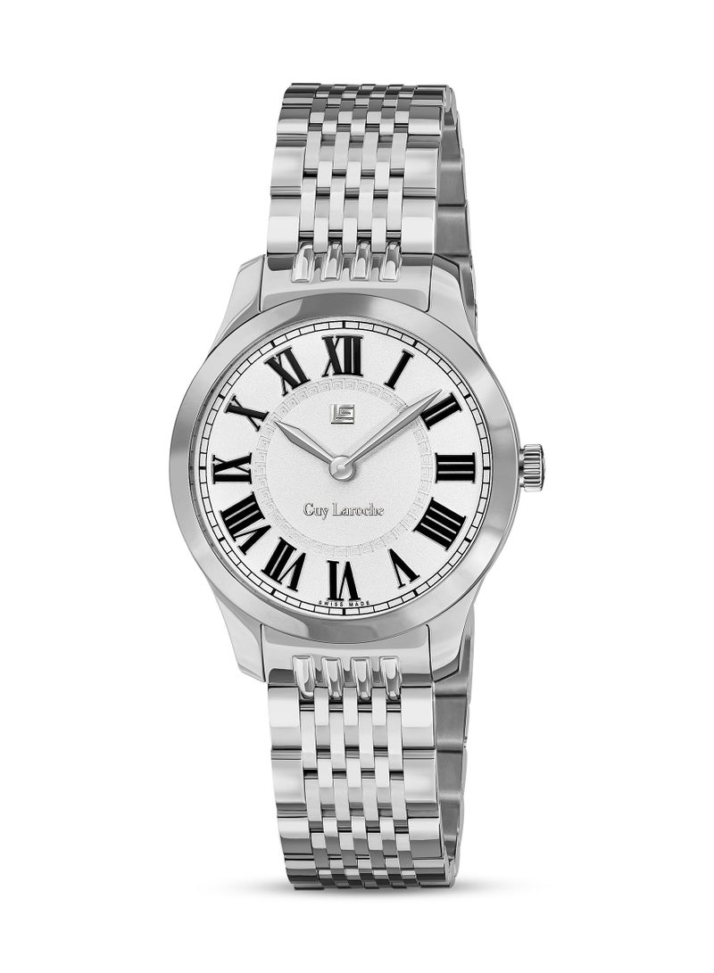 Guy Laroche Louise Watch for Women with Silver Stainless Steel Bracelet 29 mm 5 Atm  - Image 1