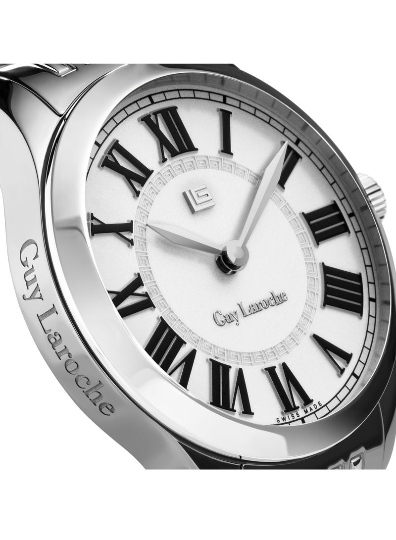 Guy Laroche Louise Watch for Women with Silver Stainless Steel Bracelet 29 mm 5 Atm  - Image 4
