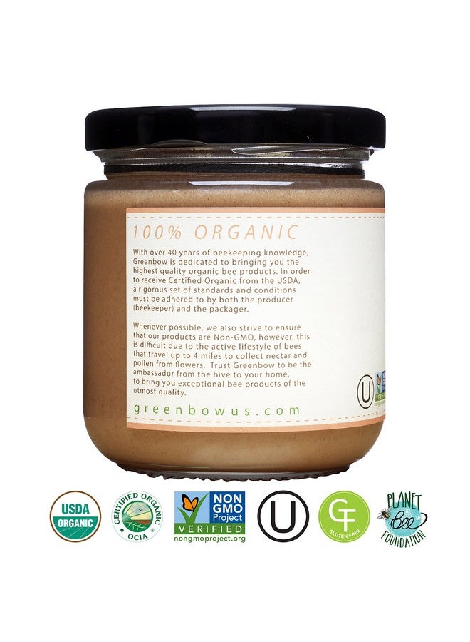 جرين بو عسل القرفة العضوي من جرينبو - 100% معتمد من وزارة الزراعة الأمريكية، خالٍ من الكائنات المعدلة وراثيًا، خالٍ من الجلوتين - عسل القرفة العضوي من الأطعمة الكاملة - 11 أونصة (311 جرامًا) - Image 3