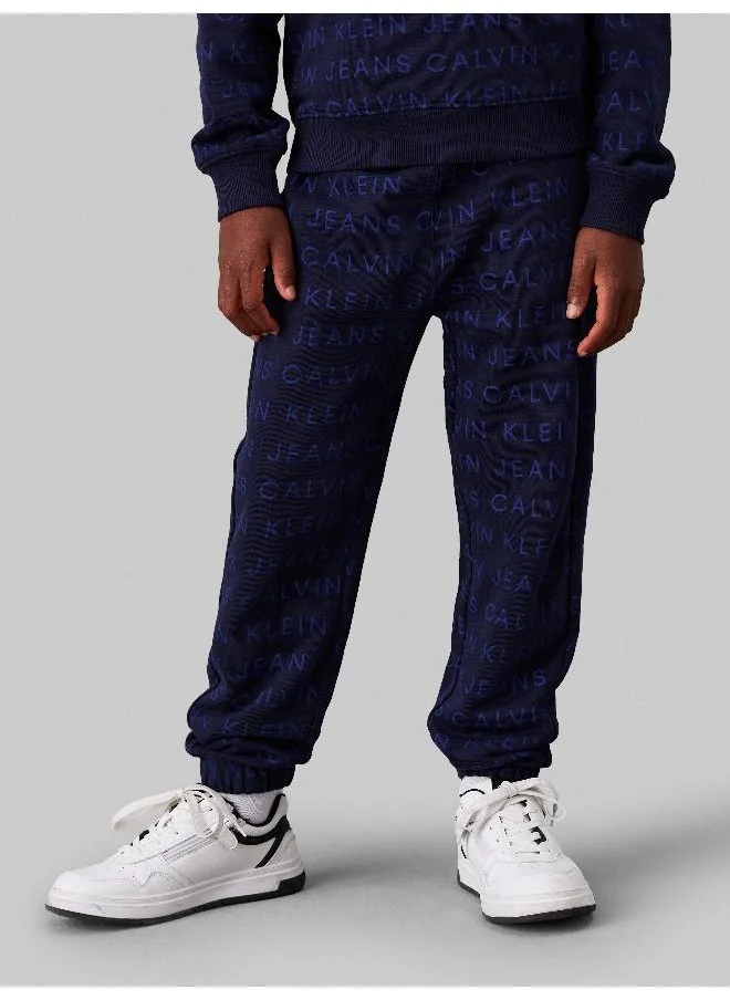 كالفن كلاين جينز Kids All Over Printed Joggers