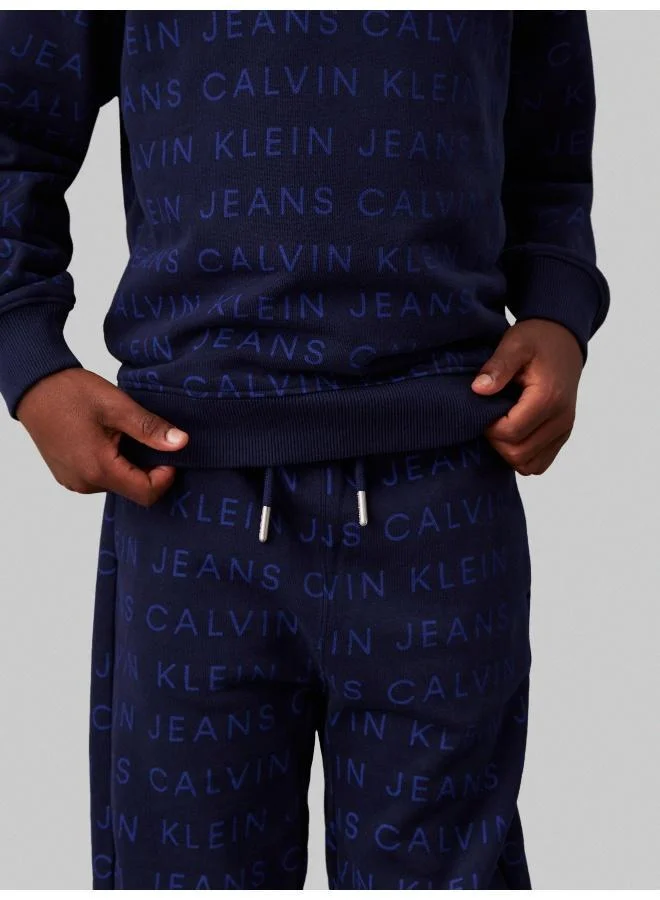 كالفن كلاين جينز Kids All Over Printed Joggers