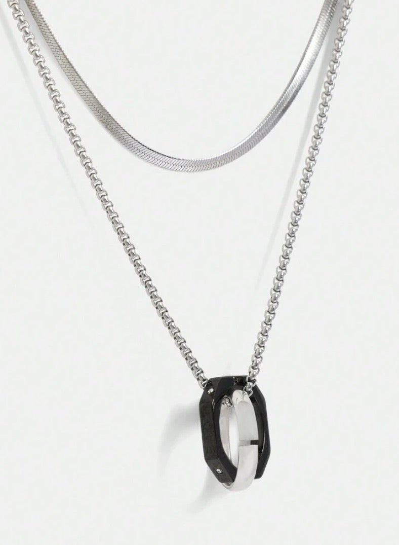 JewelryLand Elegant Stainless Steel Necklace For Men - Image 4