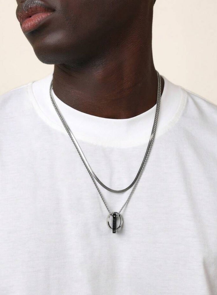 JewelryLand Elegant Stainless Steel Necklace For Men - Image 1