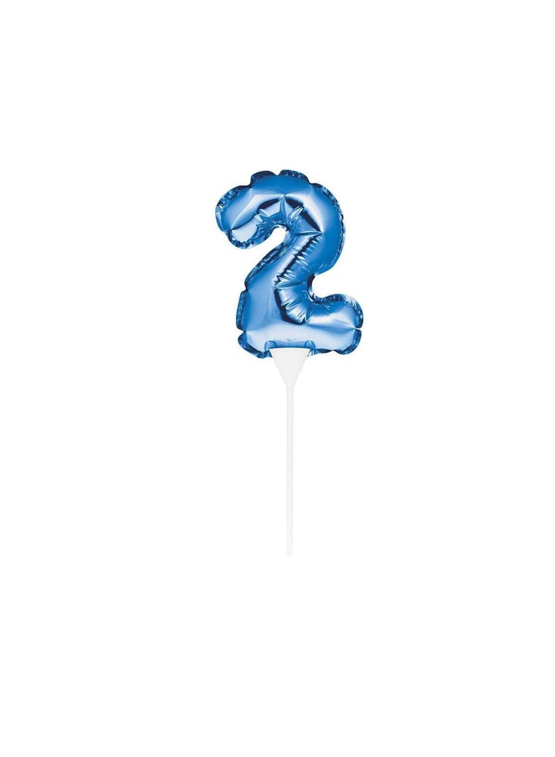 Balloon Cake Topper 2 Blue - Image 3