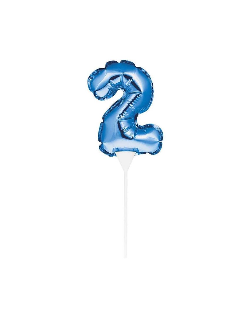Balloon Cake Topper 2 Blue - Image 2