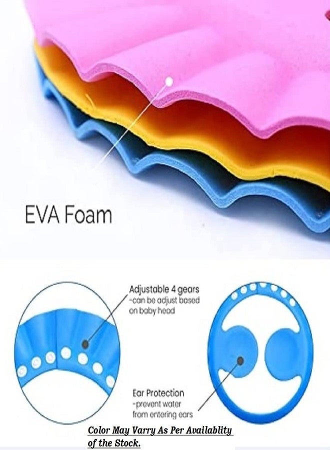 Wavva® Safe Shampoo Shower Bathing Protection Bath Cap Tool for Hair Cut with Baby Finger Toothbrush for - Infant & Toddler & Kids Tooth Brush Soft Babies to Train Your Child Healthy Oral Habits - Image 2