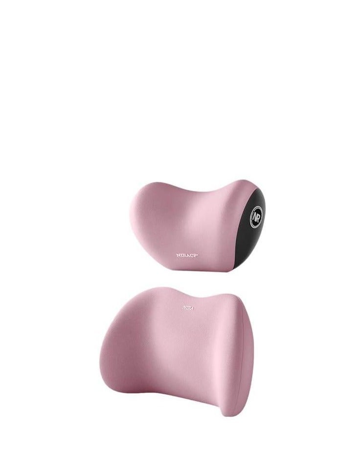 Foam Pillow Lumbar Support and Headrest Cushions for Car - Comfortable Memory Foam Pillows for Car and Office.1 -Lumbar Support Pillow 1- Headrest Pillow - Image 3